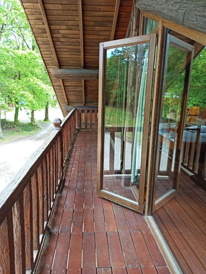 Albergue Bergando Negreira Bagian luar foto